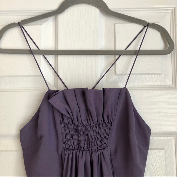 Naked Zebra Pleated Front Dress Purple NWT Small - Picture 2 of 13